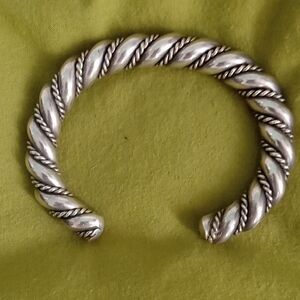 Antique Silver Twisted Bracelet